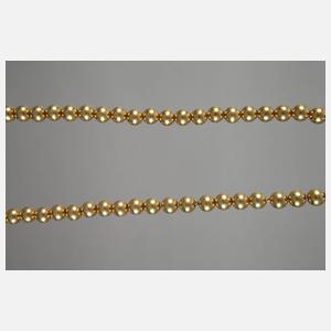 Goldene Kugelkette