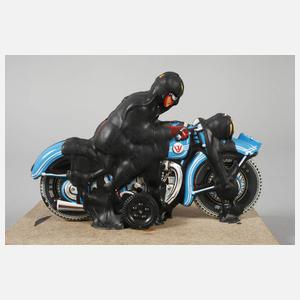 Dieter Roth, "Motorradfahrer"