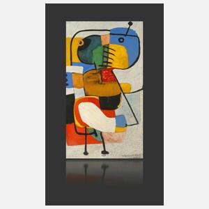 Karel Appel, attr., Abstrakte Figuration "Ralf"