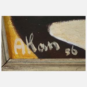 Prof. Jean-Michel Atlan, attr., Abstrakte Komposition