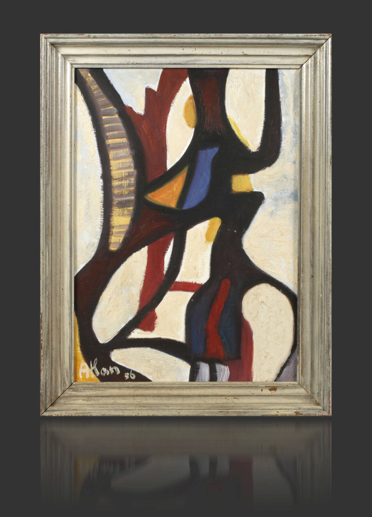 Prof. Jean-Michel Atlan, attr., Abstrakte Komposition