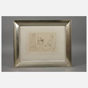 Pablo Picasso, Maler und Modell