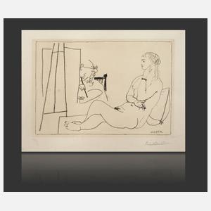 Pablo Picasso, Maler und Modell