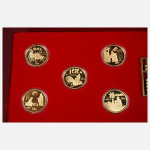 Gedenkmünzen China Gold