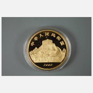 Gedenkmünzen China Gold