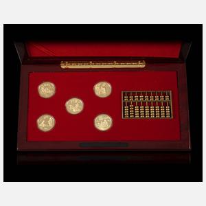 Gedenkmünzen China Gold