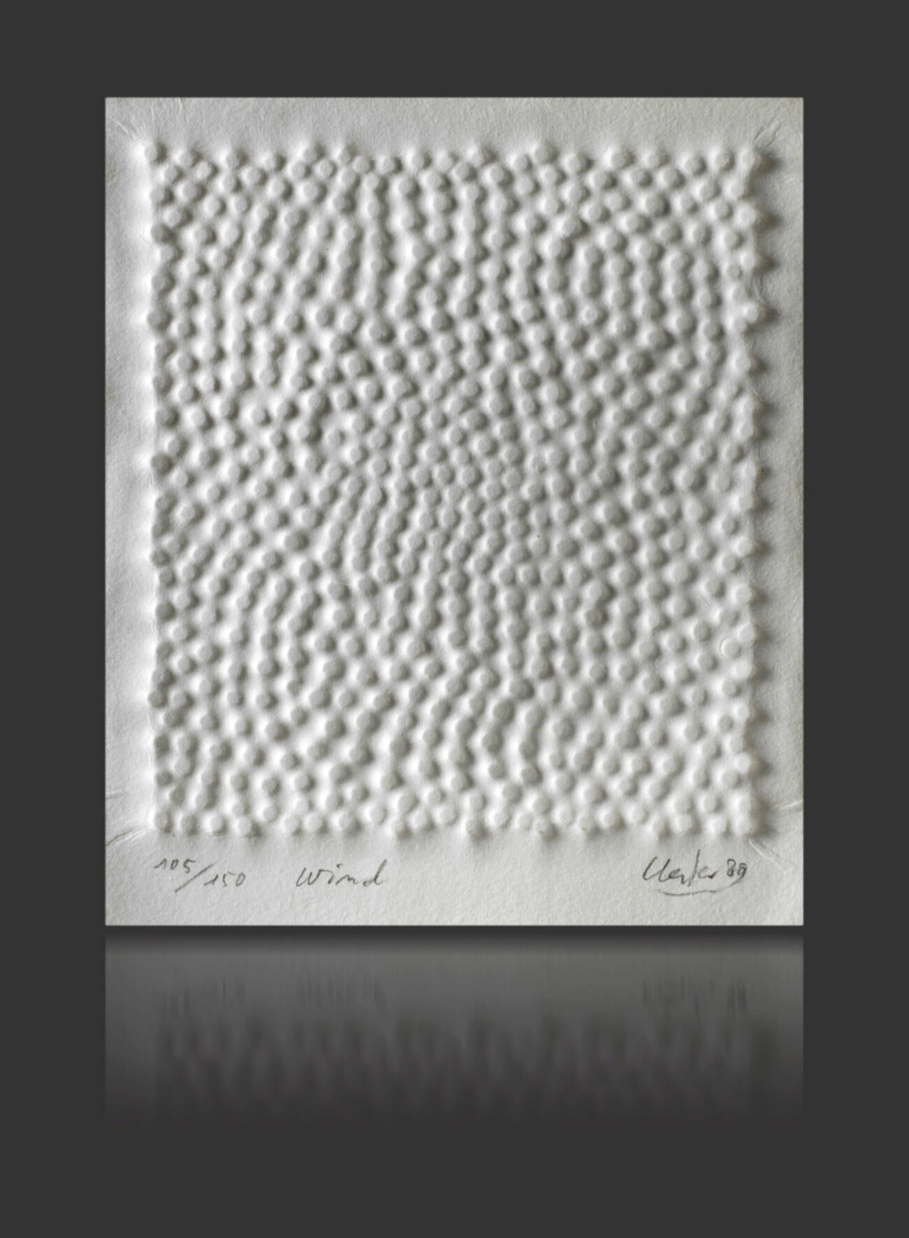 Prof. Günther Uecker, "Wind"