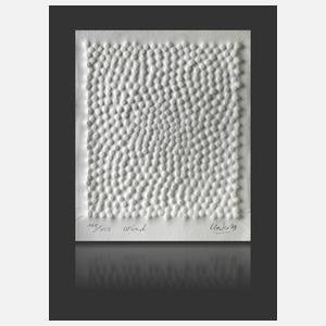 Prof. Günther Uecker, "Wind"