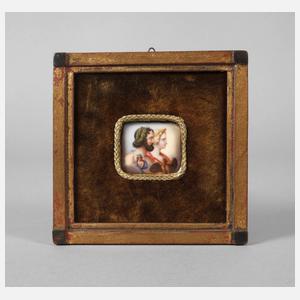 Miniatur-Bildplatte Zeus und Hera