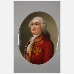 Kleine Bildplatte Portrait "Louis XVI."