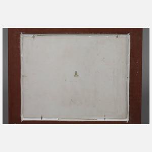 Heinrich & Co. Bildplatte "Mann mit dem Goldhelm"