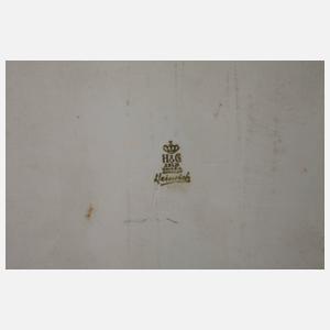 Heinrich & Co. Bildplatte "Mann mit dem Goldhelm"