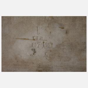 KPM Berlin Paar Bildplatten Kinderportraits