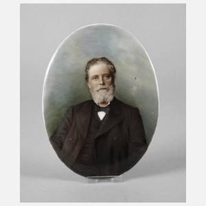 Hutschenreuther Bildplatte Herrenportrait