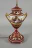 Große Prunkvase als Lampenfuß