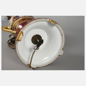 Große Prunkvase als Lampenfuß