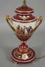 Große Prunkvase als Lampenfuß