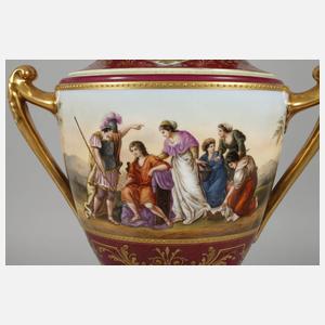 Große Prunkvase als Lampenfuß