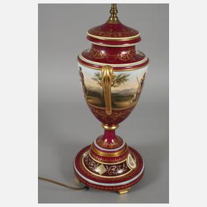 Große Prunkvase als Lampenfuß