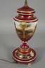Große Prunkvase als Lampenfuß