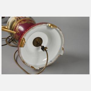 Große Prunkvase als Lampenfuß