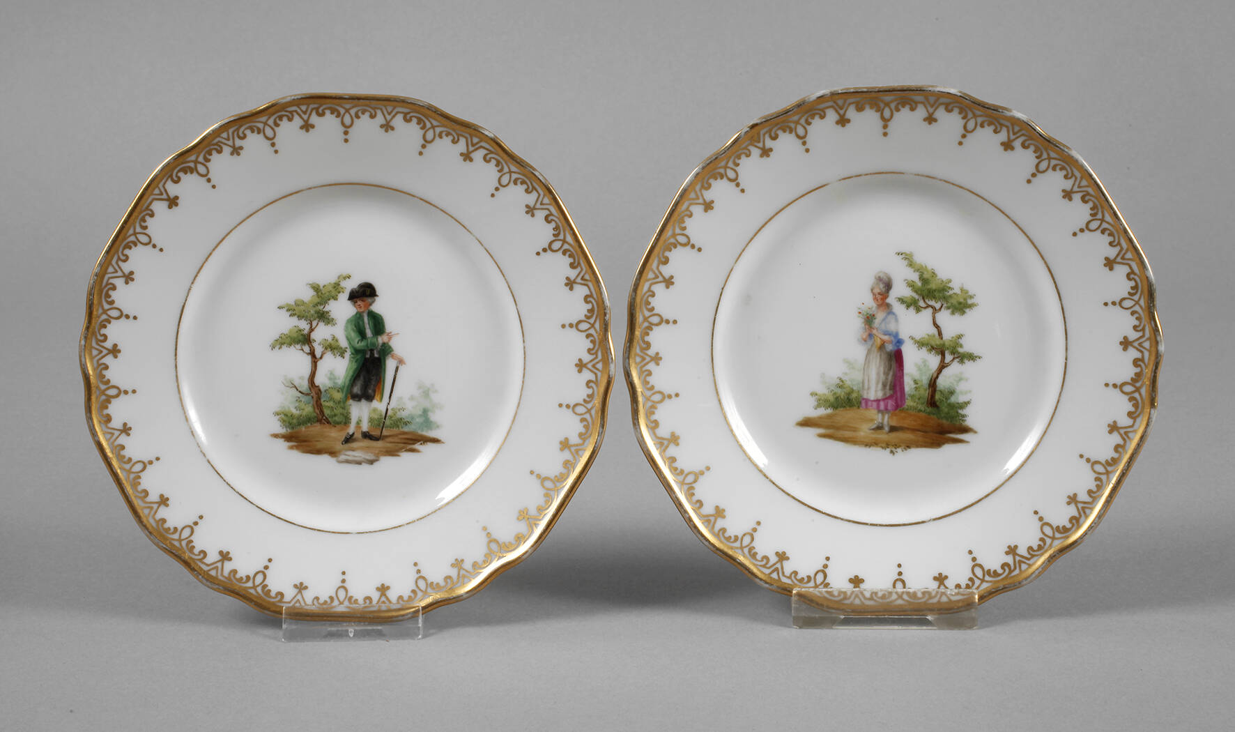 Augarten Wien Paar Zierteller