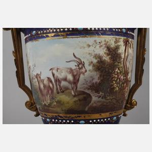 Frankreich Prunkvase als Lampenfuß