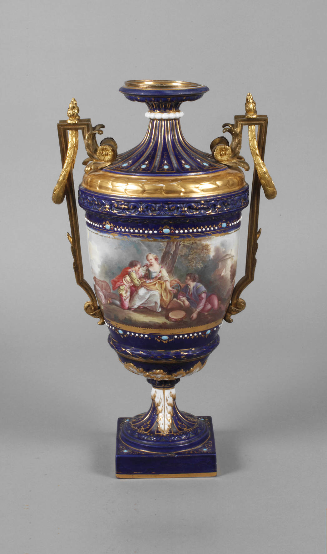 Frankreich Prunkvase als Lampenfuß