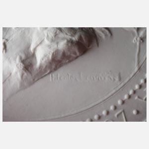 Frankreich Reliefplakette Königin Victoria