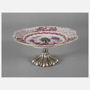 Herend UngarnTafelaufsatz mit Silbermontierung