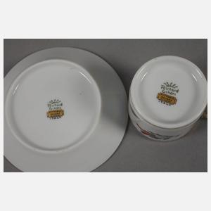 Italien sechs Espressotassen "Italian Fruit"