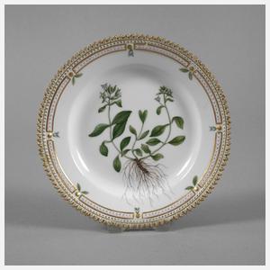 Kopenhagen Dessertteller "Flora Danica"