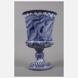 KPM Berlin große Kratervase mit Reliefdekor