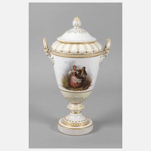 KPM Berlin Prunkvase mit Weichmalerei