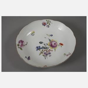 Meissen frühe Schale mit Blumenmalerei