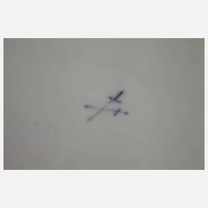 Meissen frühe Schale mit Blumenmalerei