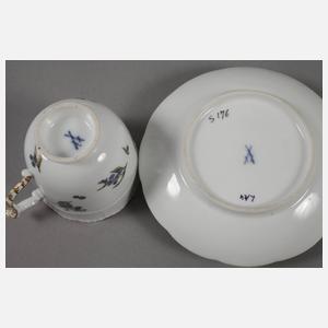 Meissen frühe Trembleuse mit Streublümchendekor