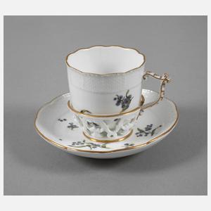 Meissen frühe Trembleuse mit Streublümchendekor