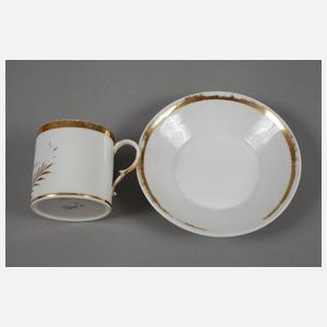 Meissen Spruchtasse "Dem Bräutigam"