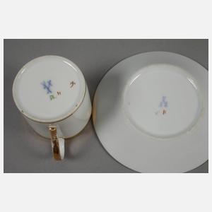 Meissen Spruchtasse "Dem Bräutigam"