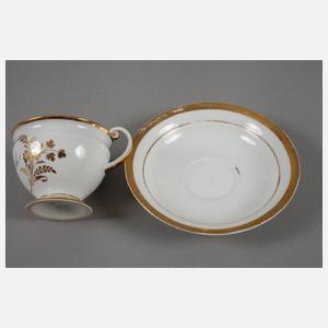 Meissen Spruchtasse "Sei glücklich"