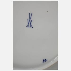 Meissen Paar runde Platten "Zwiebelmuster"
