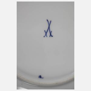 Meissen sechs Speiseteller "Zwiebelmuster"