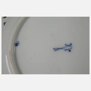 Meissen sechs kleine Durchbruchteller "Zwiebelmuster"
