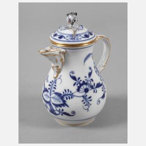 Meissen Mokkakanne "Zwiebelmuster"