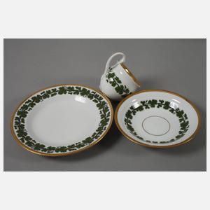 Meissen Kaffeeservice Weinlaubdekor