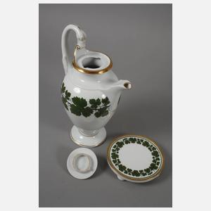 Meissen Kaffeeservice Weinlaubdekor