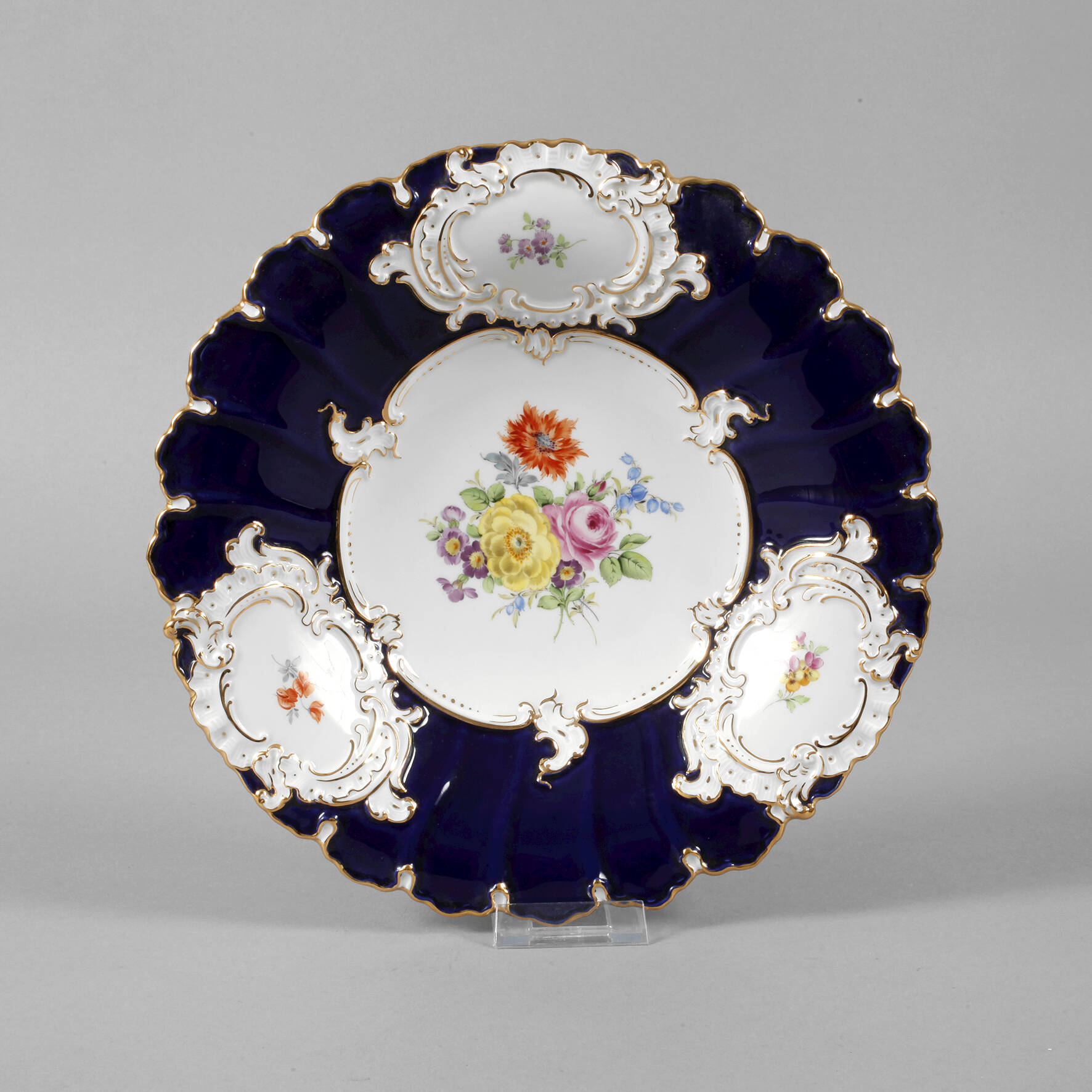 Meissen Prunkschale "Blumenbukett"