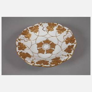 Meissen Prunkschale mit Weinlaubdekor