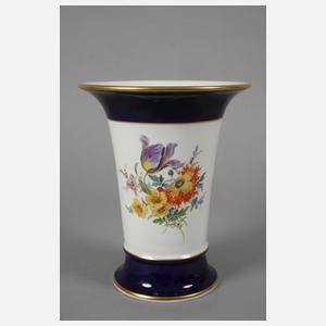 Meissen Trompetenvase "Blumenbukett"